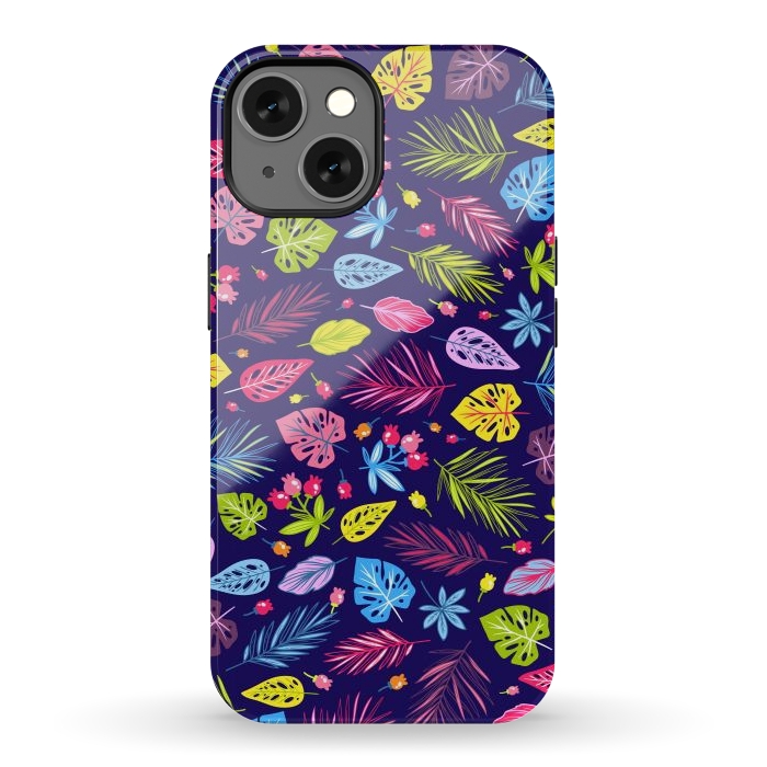 iPhone 13 StrongFit Summer Coulored Floral Design by ArtsCase