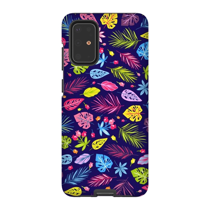 Galaxy S20 Plus StrongFit Summer Coulored Floral Design by ArtsCase