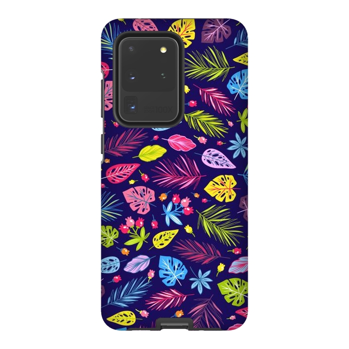Galaxy S20 Ultra StrongFit Summer Coulored Floral Design by ArtsCase