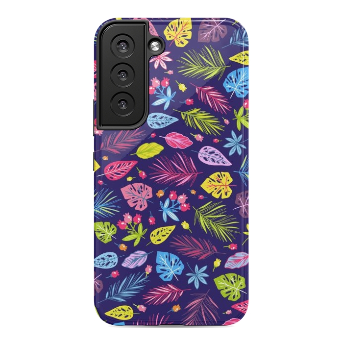 Galaxy S22 StrongFit Summer Coulored Floral Design by ArtsCase