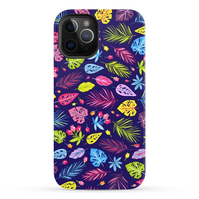 iPhone 12 Pro Max StrongFit Summer Coulored Floral Design by ArtsCase