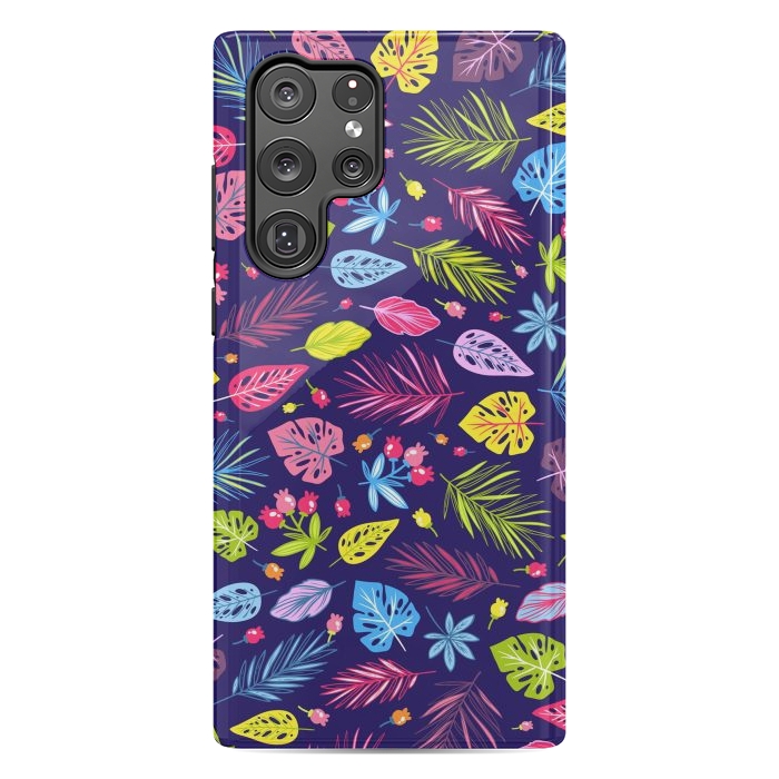 Galaxy S22 Ultra StrongFit Summer Coulored Floral Design by ArtsCase