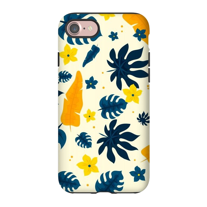 iPhone 7 StrongFit Tropical Leaves Floral by ArtsCase