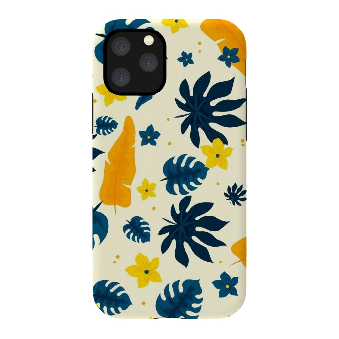 iPhone 11 Pro StrongFit Tropical Leaves Floral by ArtsCase