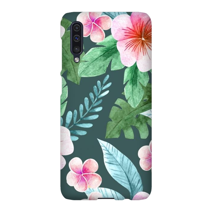 Galaxy A50 SlimFit Tropical Pink Floral by ArtsCase