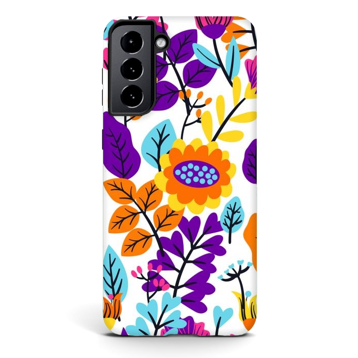 Galaxy S21 StrongFit Vibrant Colors Summer Collection by ArtsCase