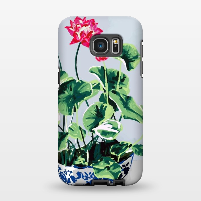 Galaxy S7 EDGE StrongFit Moroccan Planter by Uma Prabhakar Gokhale