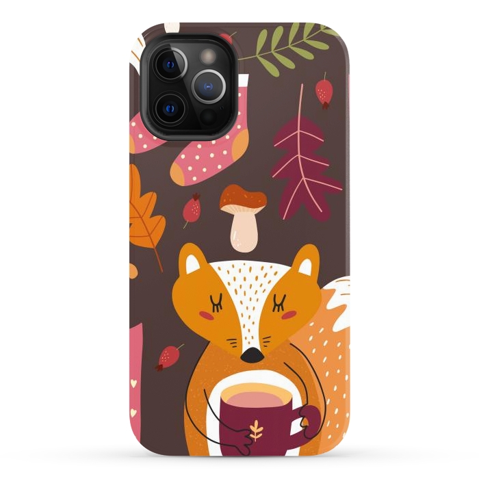 iPhone 12 Pro Max StrongFit Autumn Forest by ArtsCase