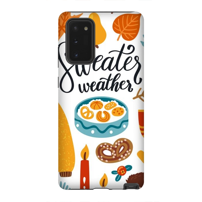 Galaxy Note 20 StrongFit Autumn Icons by ArtsCase