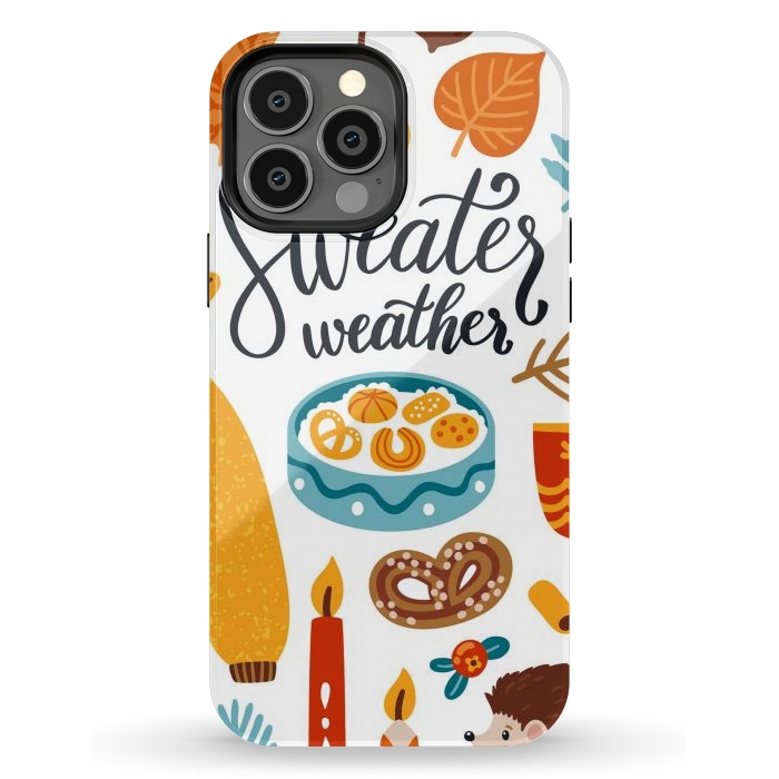 iPhone 13 Pro Max StrongFit Autumn Icons by ArtsCase