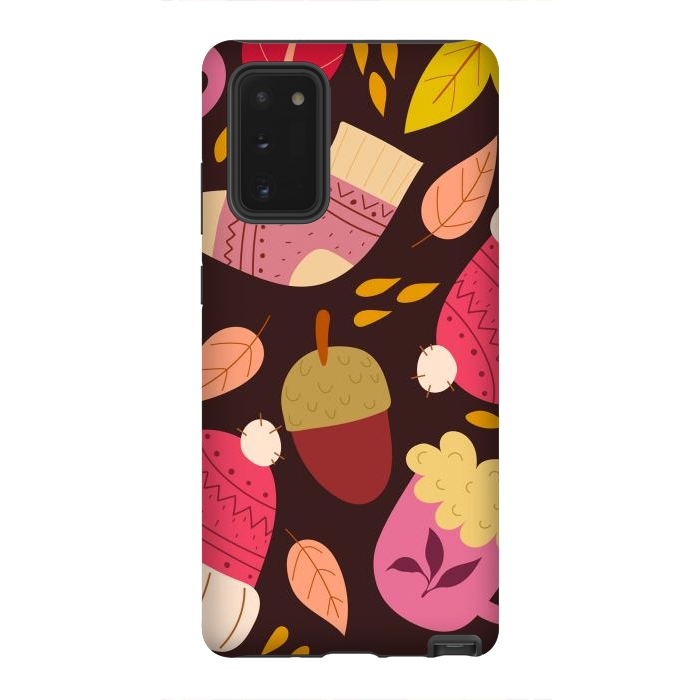 Galaxy Note 20 StrongFit Autumn Pattern Design III by ArtsCase