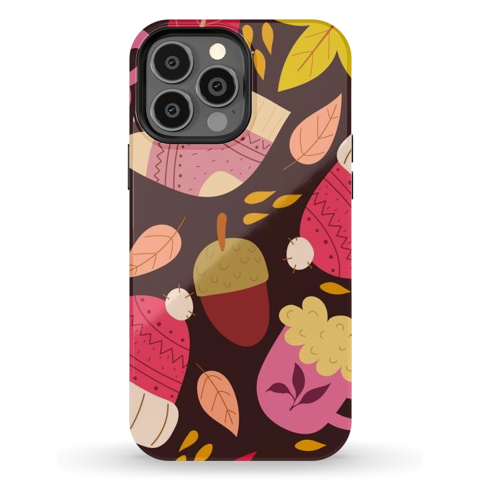 iPhone 13 Pro Max StrongFit Autumn Pattern Design III by ArtsCase