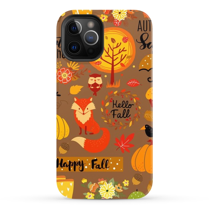 iPhone 12 Pro Max StrongFit Love For Autumn by ArtsCase