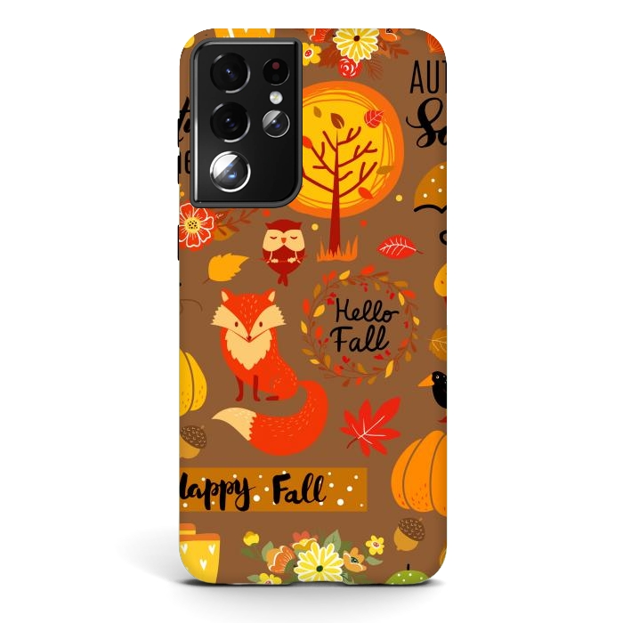 Galaxy S21 ultra StrongFit Love For Autumn by ArtsCase