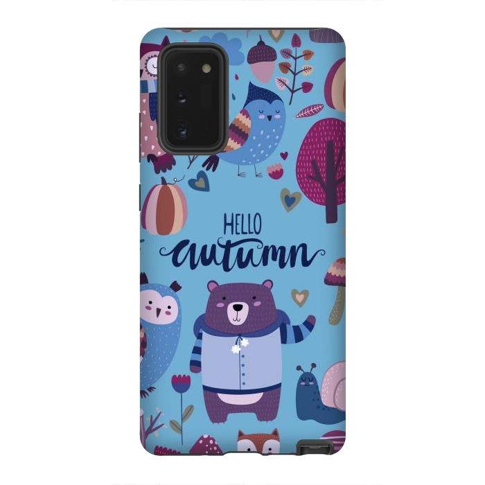 Galaxy Note 20 StrongFit Autumn In Cold Colors by ArtsCase