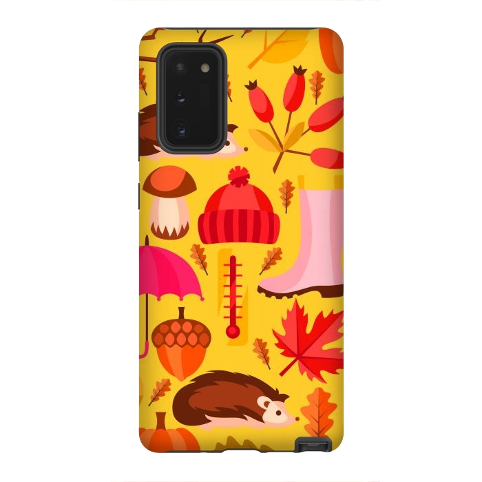 Galaxy Note 20 StrongFit Autumn Animals And Fruits by ArtsCase