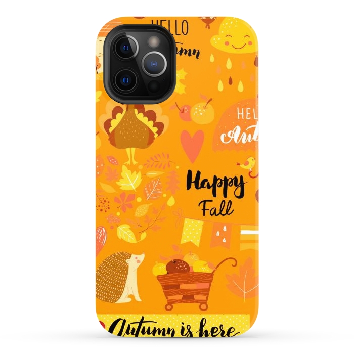 iPhone 12 Pro Max StrongFit Tone On Tone In Autumn by ArtsCase