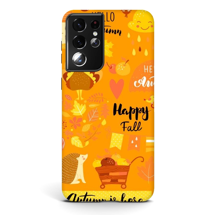 Galaxy S21 ultra StrongFit Tone On Tone In Autumn by ArtsCase