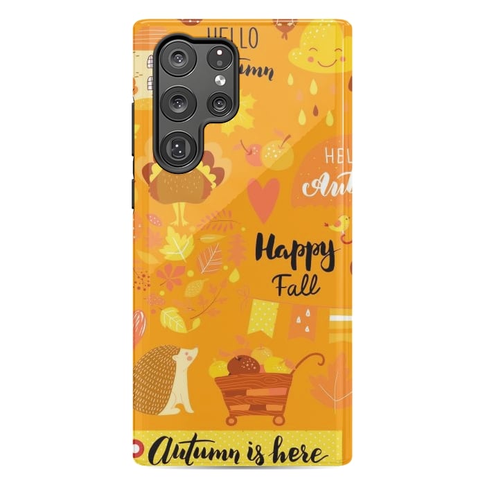 Galaxy S22 Ultra StrongFit Tone On Tone In Autumn by ArtsCase