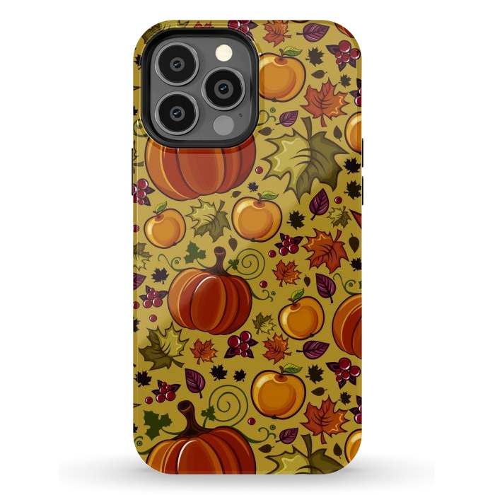 iPhone 13 Pro Max StrongFit Pumpkin, Autumn Rich Pumpkin by ArtsCase
