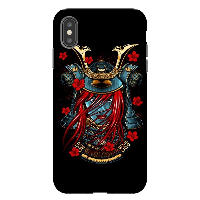 iPhone Xs Max StrongFit redhead girl Samurai by Alberto