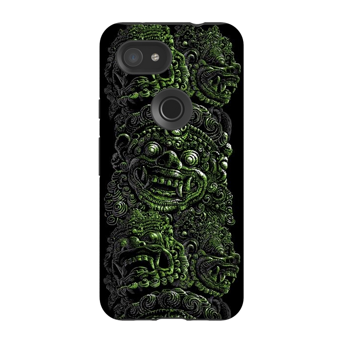 Pixel 3A StrongFit Mayan Statue by Alberto