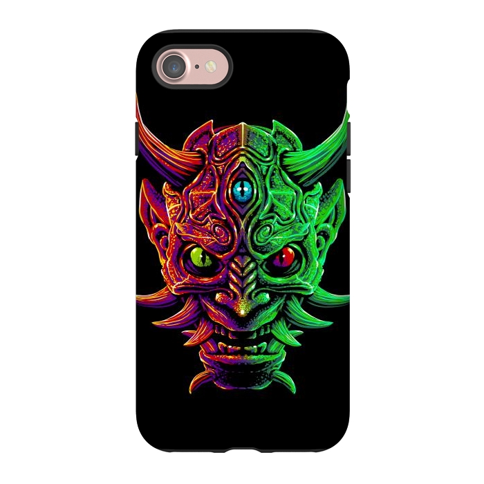 iPhone 7 StrongFit Demon with 3 Japanese eyes by Alberto