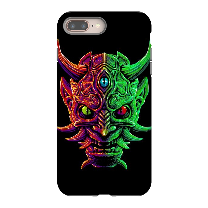 iPhone 7 plus StrongFit Demon with 3 Japanese eyes by Alberto