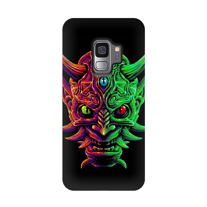 Galaxy S9 StrongFit Demon with 3 Japanese eyes by Alberto