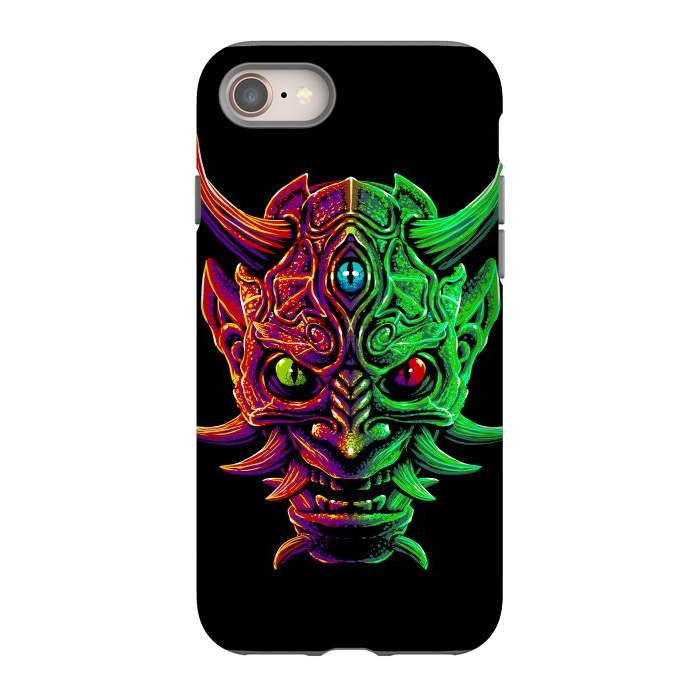 iPhone 8 StrongFit Demon with 3 Japanese eyes by Alberto