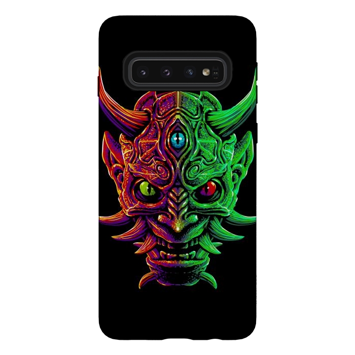 Galaxy S10 StrongFit Demon with 3 Japanese eyes by Alberto