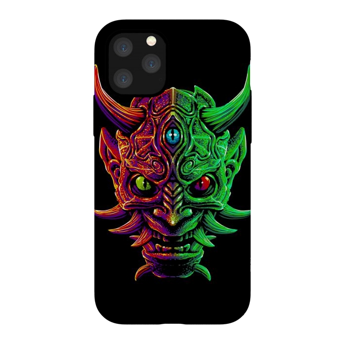 iPhone 11 Pro StrongFit Demon with 3 Japanese eyes by Alberto