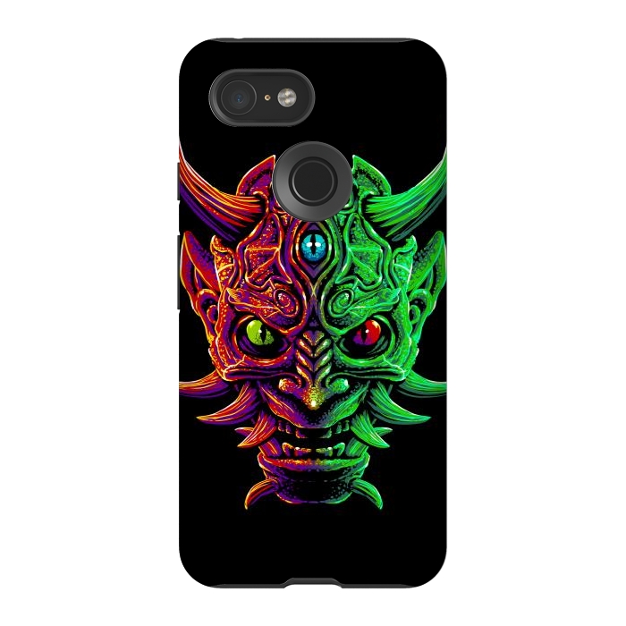 Pixel 3 StrongFit Demon with 3 Japanese eyes by Alberto