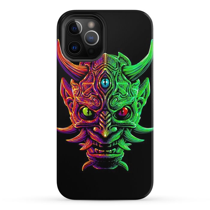 iPhone 12 Pro StrongFit Demon with 3 Japanese eyes by Alberto