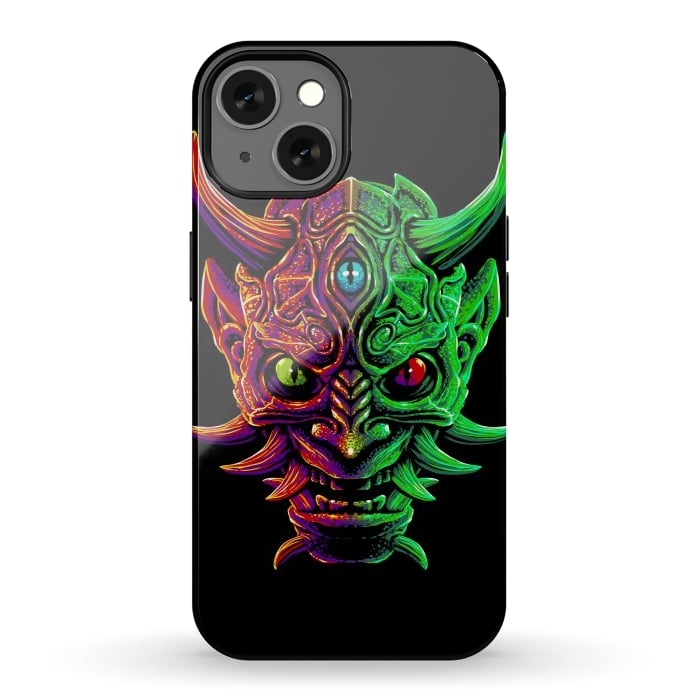 iPhone 13 StrongFit Demon with 3 Japanese eyes by Alberto
