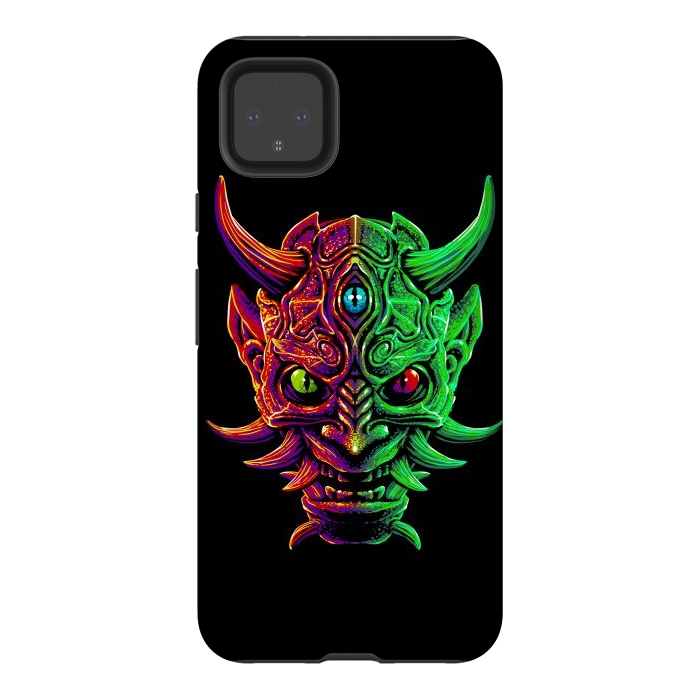 Pixel 4XL StrongFit Demon with 3 Japanese eyes by Alberto