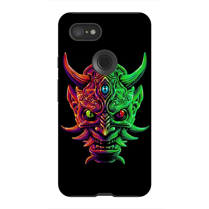 Pixel 3XL StrongFit Demon with 3 Japanese eyes by Alberto