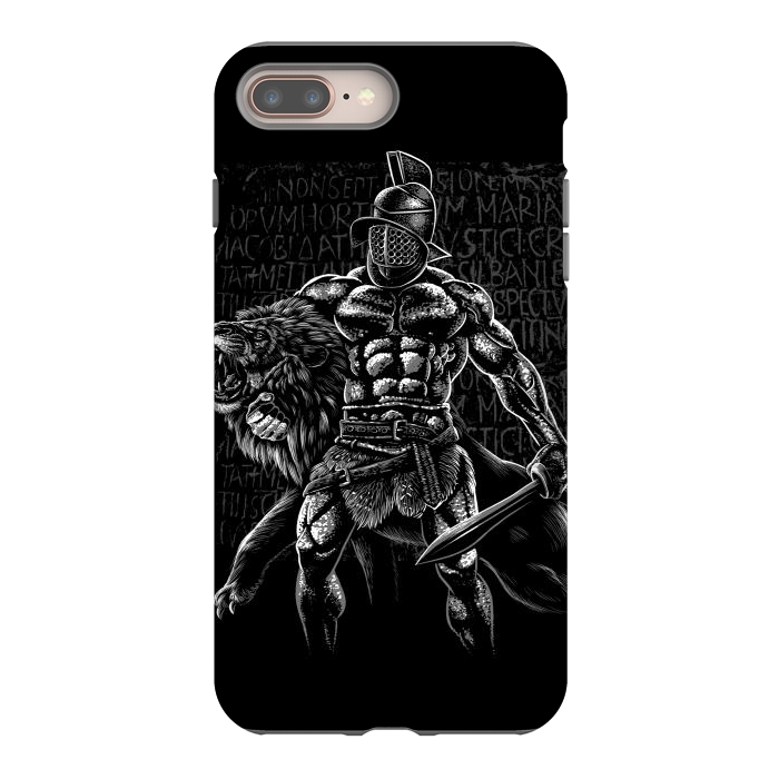 iPhone 8 plus StrongFit bodybuilder vs lion by Alberto