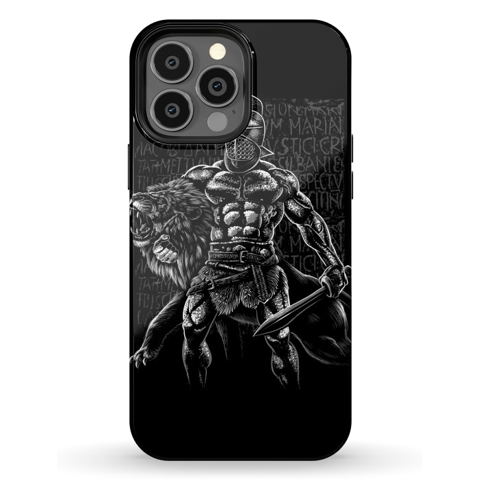 iPhone 13 Pro Max StrongFit bodybuilder vs lion by Alberto