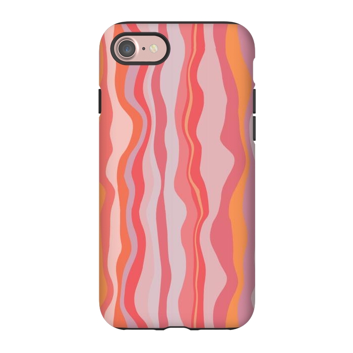 iPhone 7 StrongFit Melted Marrakesh Stripes by Nic Squirrell