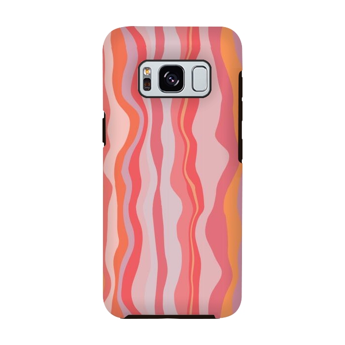Galaxy S8 StrongFit Melted Marrakesh Stripes by Nic Squirrell