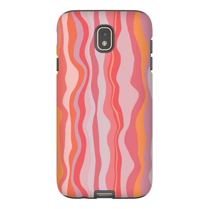 Galaxy J7 StrongFit Melted Marrakesh Stripes by Nic Squirrell