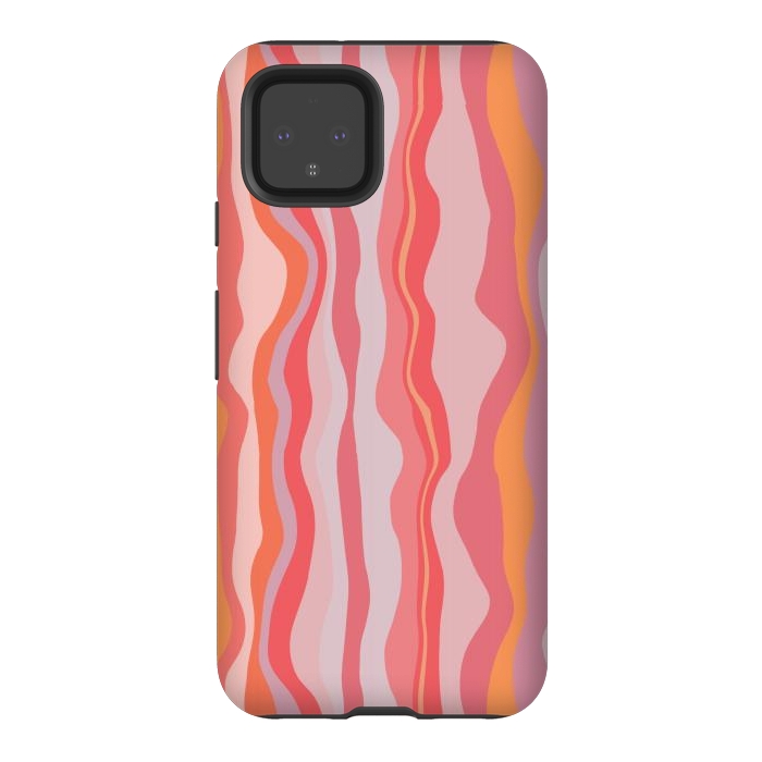 Pixel 4 StrongFit Melted Marrakesh Stripes by Nic Squirrell