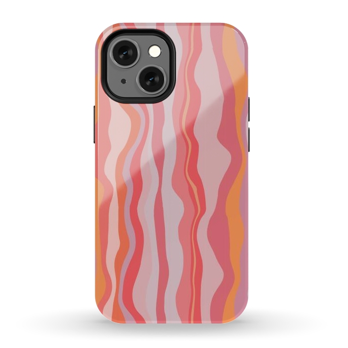 iPhone 13 mini StrongFit Melted Marrakesh Stripes por Nic Squirrell