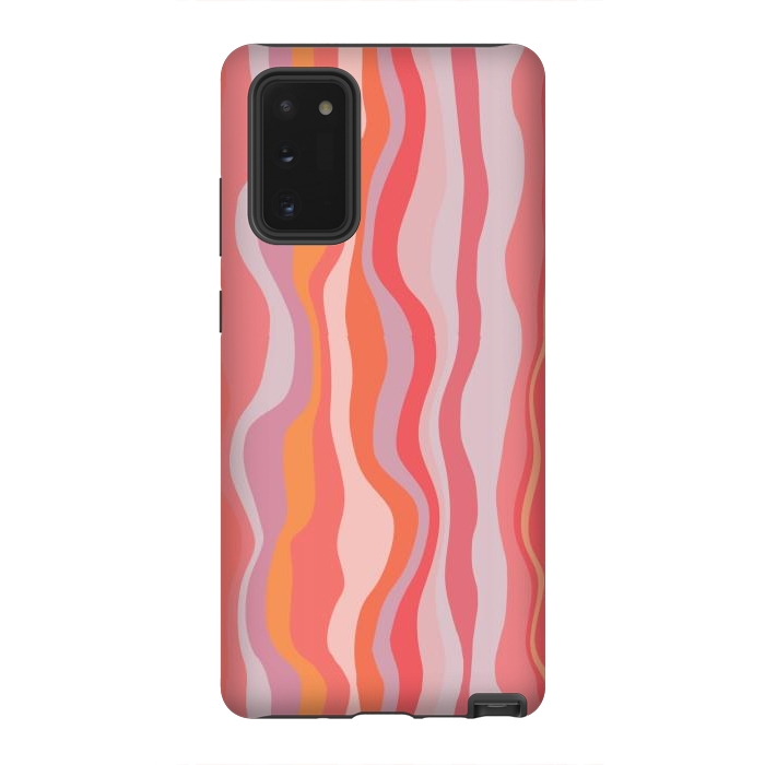 Galaxy Note 20 StrongFit Melted Marrakesh Stripes by Nic Squirrell