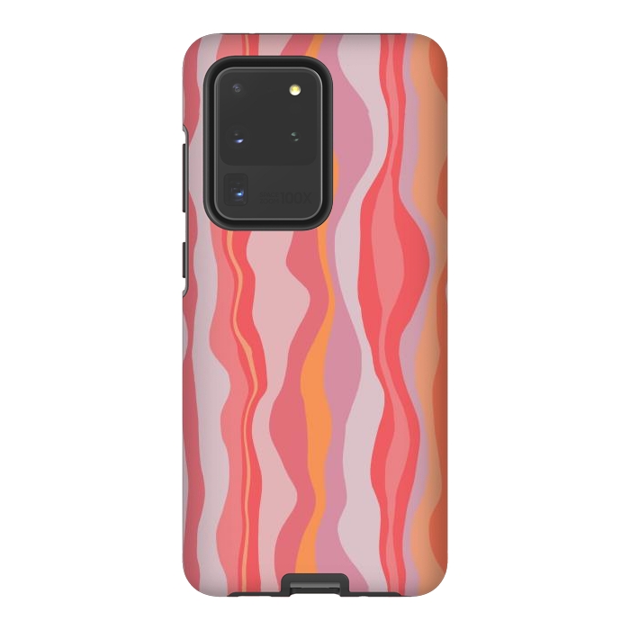 Galaxy S20 Ultra StrongFit Melted Marrakesh Stripes by Nic Squirrell