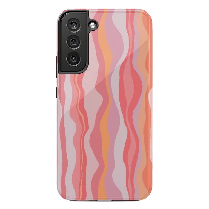 Galaxy S22 plus StrongFit Melted Marrakesh Stripes by Nic Squirrell