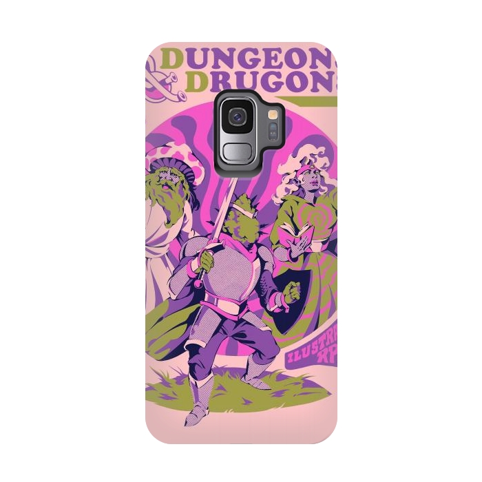 Galaxy S9 StrongFit Dungeons & Drugons by Ilustrata