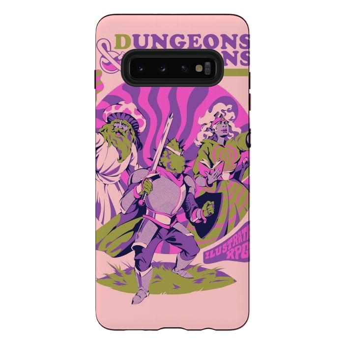 Galaxy S10 plus StrongFit Dungeons & Drugons by Ilustrata