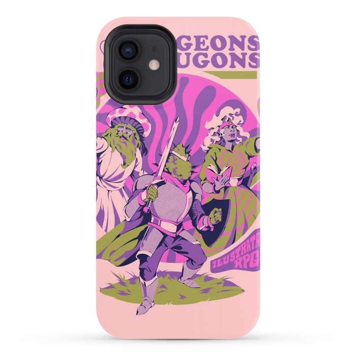 iPhone 12 StrongFit Dungeons & Drugons por Ilustrata